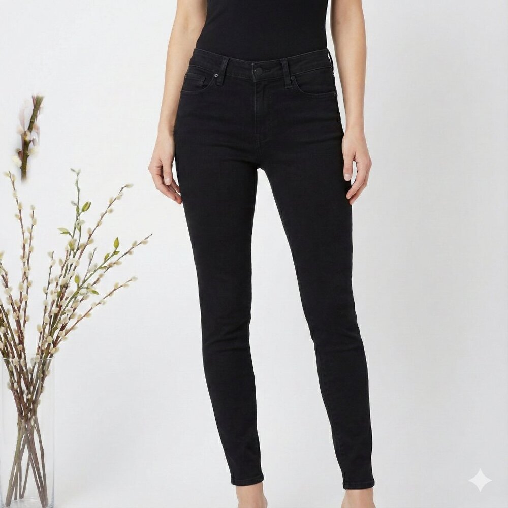 Joe's Jeans Black Skinny Stretch Denim Pants Size 28